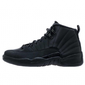Nike Air Jordan 12 Talvikengät Miehille Musta
