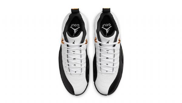Nike Air Jordan 12 Taxi Suede Nahkakengät Miehille Valkoinen Musta