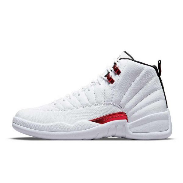 Nike Air Jordan 12 Twist Kengät Miehille Valkoinen Punainen