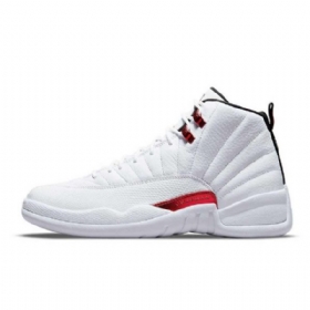 Nike Air Jordan 12 Twist Kengät Miehille Valkoinen Punainen