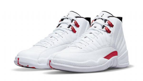 Nike Air Jordan 12 Twist Kengät Miehille Valkoinen Punainen
