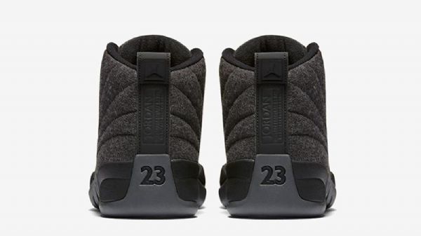 Nike Air Jordan 12 Villakengät Miehille Musta