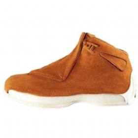 Nike Air Jordan 18 Mokkanahka Kengät Miehille Oranssi
