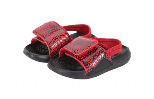 Nike Air Jordan Hydro 7 Slide Urheilutossut Lapsille Punainen Musta