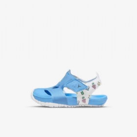 Nike Air Jordan Flare Kengät Lapsille Sininen Sitruunavalkoinen
