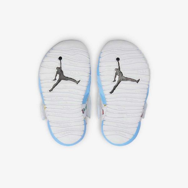 Nike Air Jordan Flare Kengät Lapsille Sininen Sitruunavalkoinen