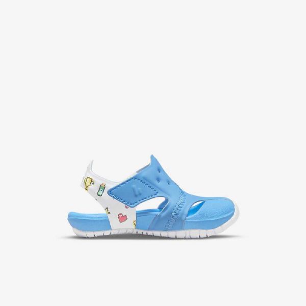 Nike Air Jordan Flare Kengät Lapsille Sininen Sitruunavalkoinen