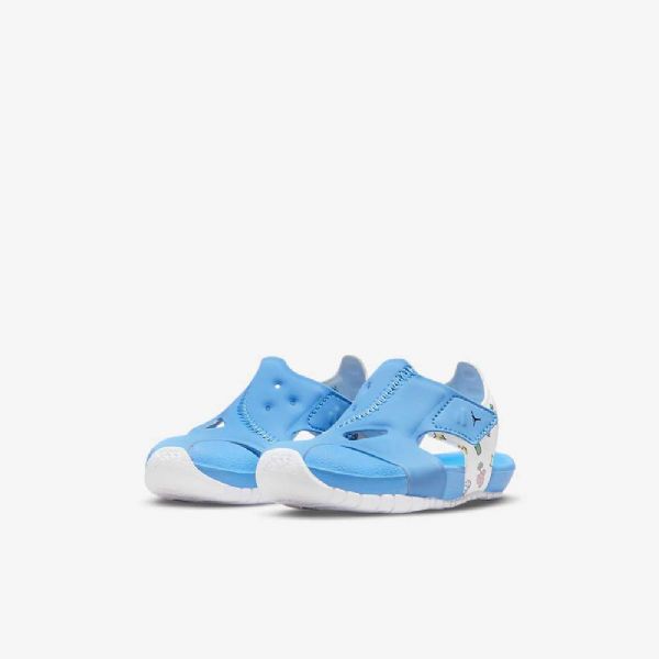 Nike Air Jordan Flare Kengät Lapsille Sininen Sitruunavalkoinen