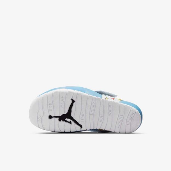 Nike Air Jordan Flare Kengät Lapsille Sininen Sitruunavalkoinen